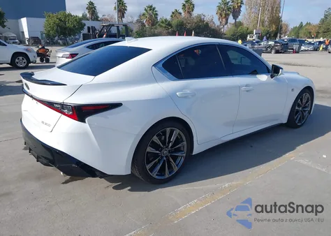 2022 Lexus Is 350 F Sport z USA, uszkodzony, nr VIN JTHGZ1B25N5051835